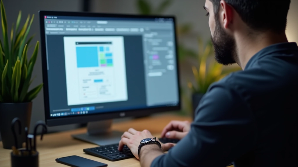 Dizaineris kuriamoje savo pirmojo prototipo Figmoje, monitoriuje matomi wireframe ir animacijos nustatymai